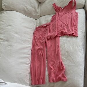 Elegant Pink Sleepwear Set for Women